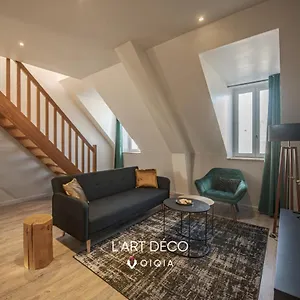  Appartement L'art Deco - Duplex - Gare - Arrivee Autonome France